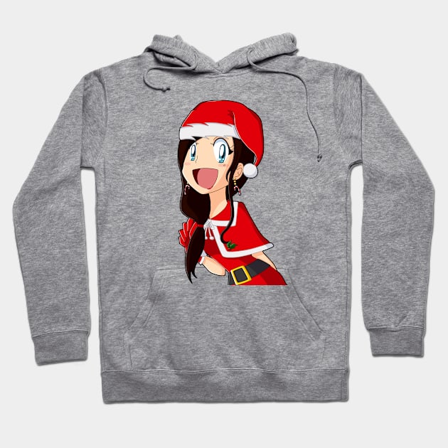 SantaChan Hoodie by AuroraPeachy